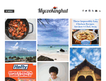 Tablet Screenshot of mycookinghut.com